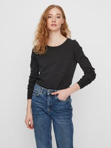Vero Moda VMMINNIECARE Pulóveres -Dark Grey Melange - 10223540