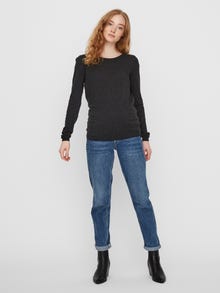 Vero Moda VMMINNIECARE Pulóveres -Dark Grey Melange - 10223540