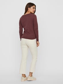 Vero Moda VMMINNIECARE Pullover -Rose Brown - 10223540