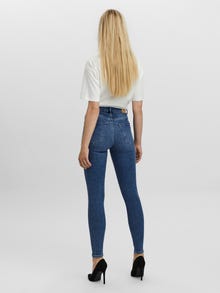 Vero Moda VMSOPHIA Hohe Taille Skinny Fit Jeans -Medium Blue Denim - 10223784