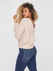 Vero Moda VMALLIE Pullover -Sepia Rose - 10224095