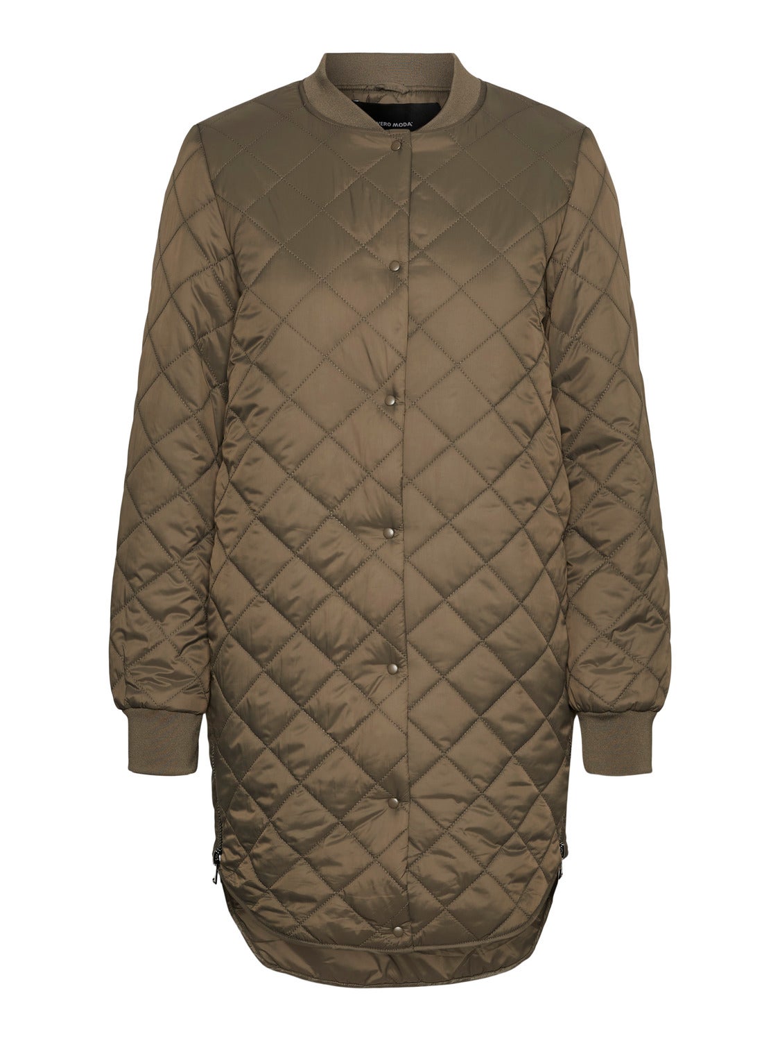 High stand-up collar Coat | Dark Grey 