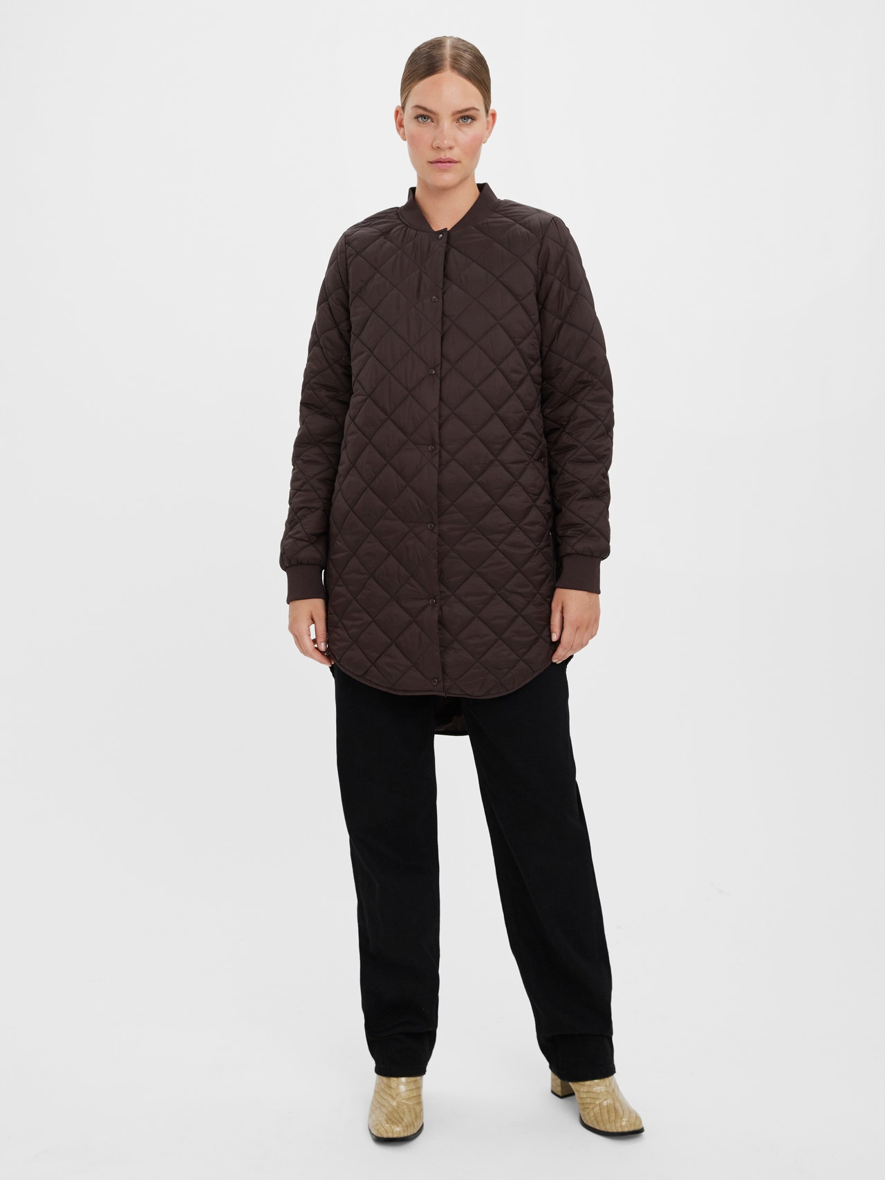 Dark Brown Coat Moda® VMHAYLE | | Vero