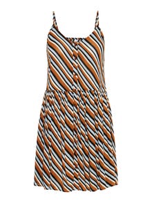 Vero Moda VMRONJA Korte jurk -Tobacco Brown - 10225003