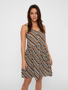 Vero Moda VMRONJA Korte jurk -Tobacco Brown - 10225003