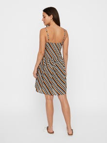Vero Moda VMRONJA Korte jurk -Tobacco Brown - 10225003