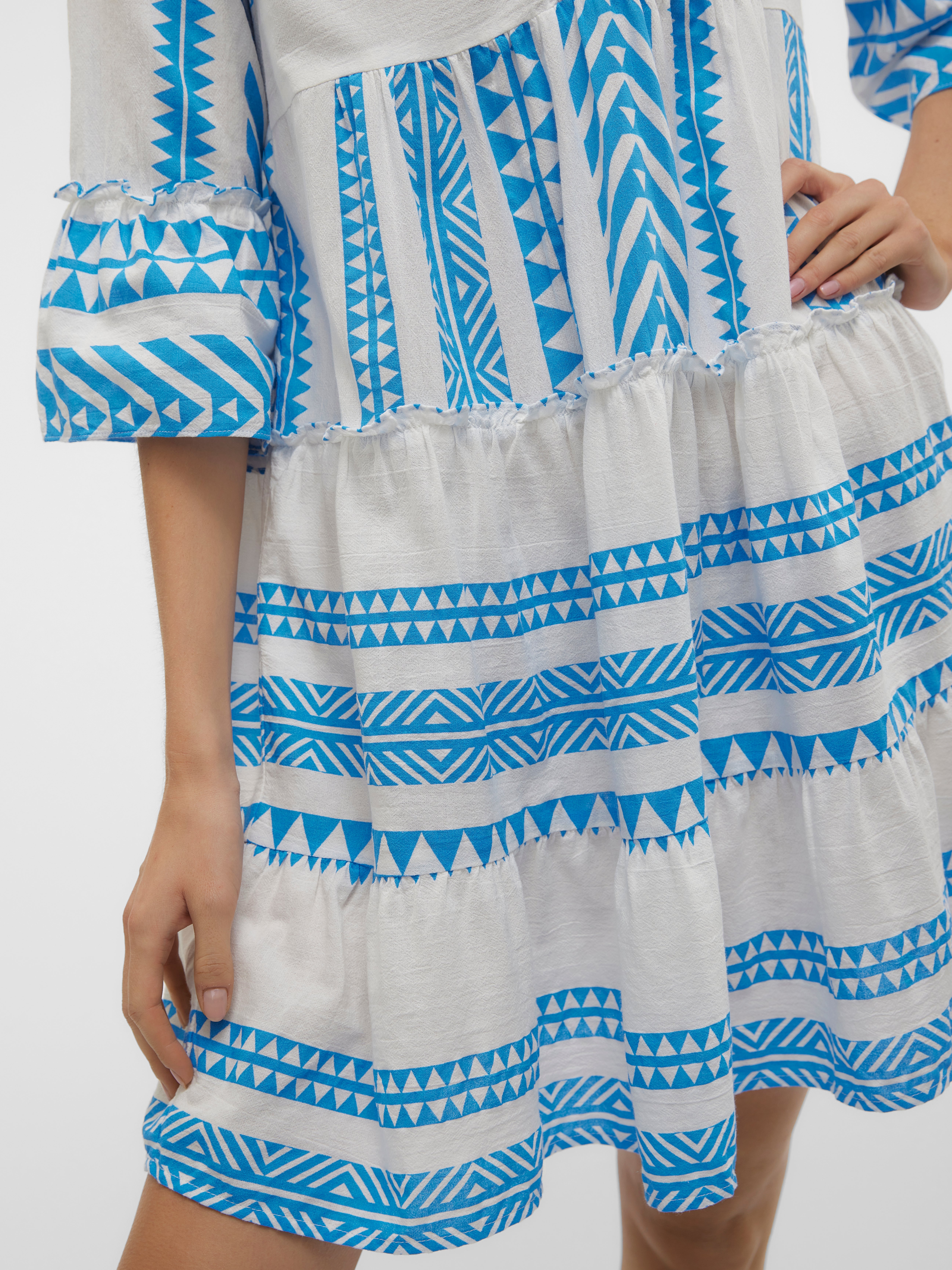 VERO MODA Midikleid VMBREE - Elegantes Shirt-Dress In Schwarz