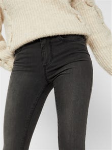 Vero Moda VMTANYA Medelhög midja Skinny Fit Jeans -Dark Grey Denim - 10225234