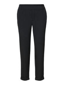 Vero Moda VMMAYA Mid waist Trousers -Dark Grey Melange - 10225280