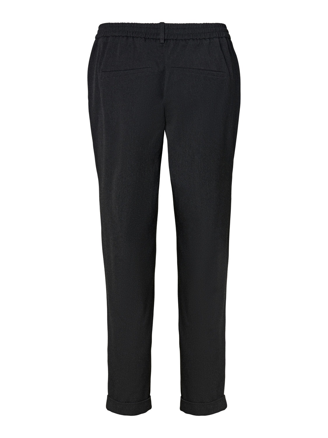 Vero Moda VMMAYA Taille moyenne Pantalons -Dark Grey Melange - 10225280