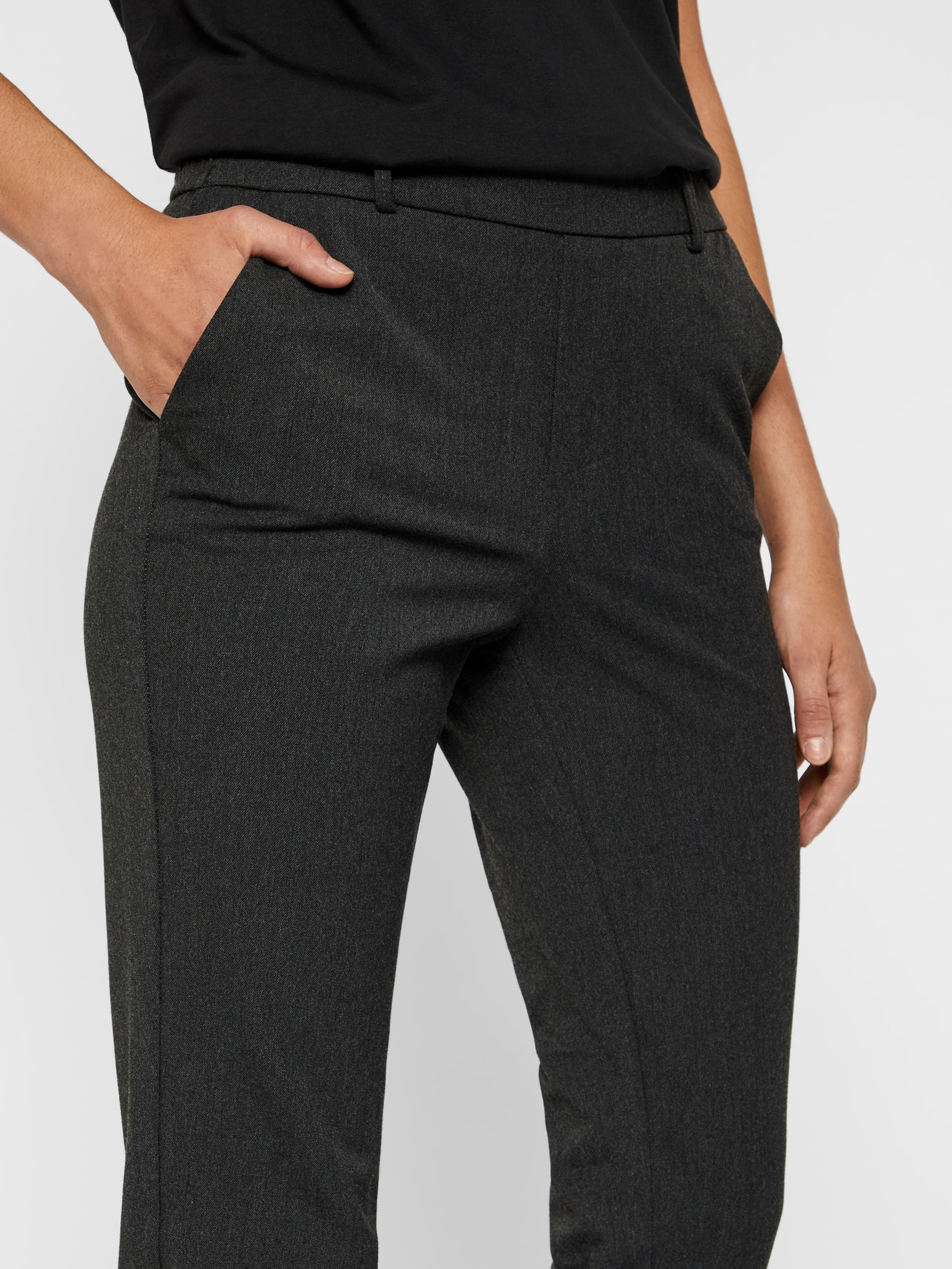 Vero Moda VMMAYA Pantaloni -Dark Grey Melange - 10225280