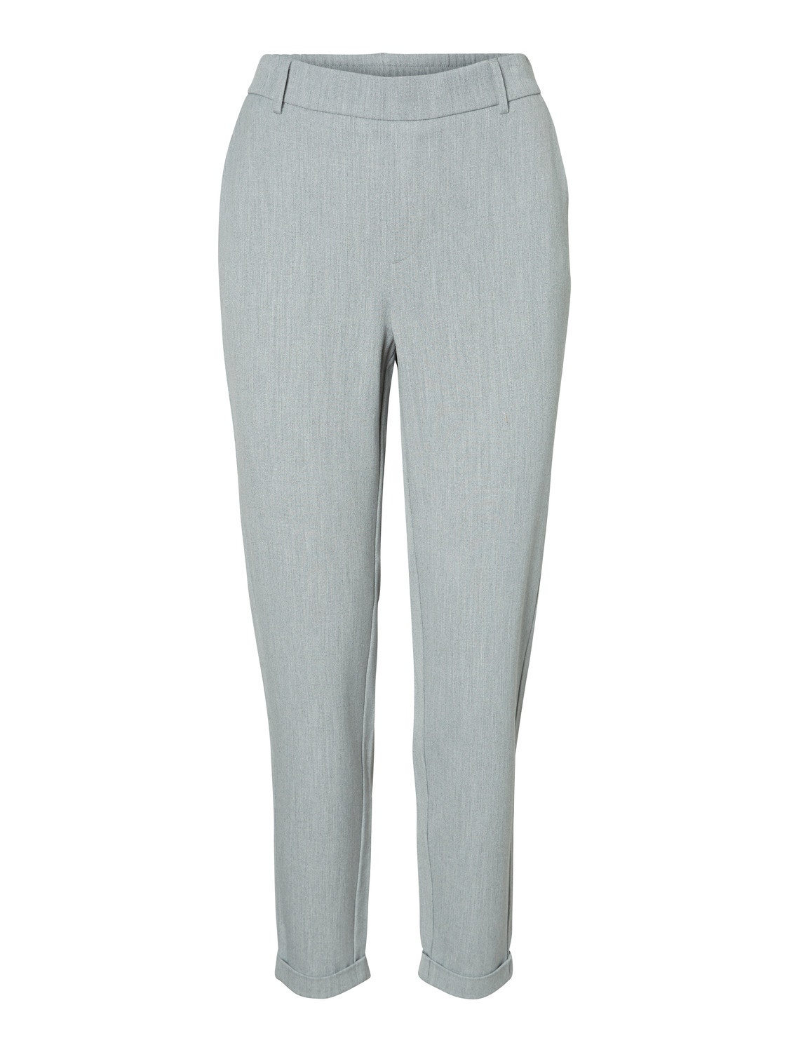 Vero Moda VMMAYA Mid waist Broek -Light Grey Melange - 10225280