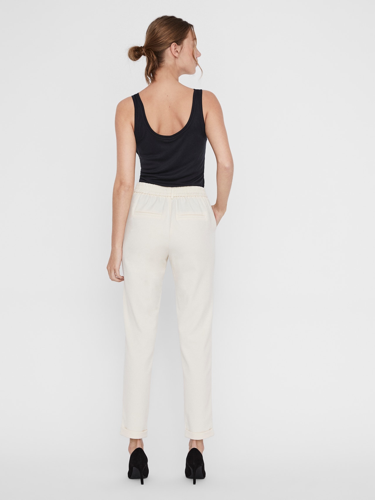 Vero Moda VMMAYA Taille moyenne Pantalons -Birch - 10225280