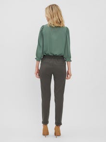 Vero Moda VMMAYA Mid waist Trousers -Beluga - 10225280
