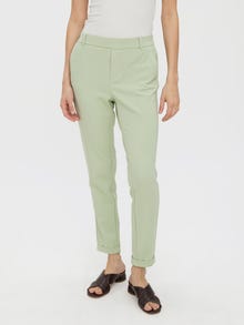 Vero Moda VMMAYA Mid waist Trousers -Laurel Green - 10225280