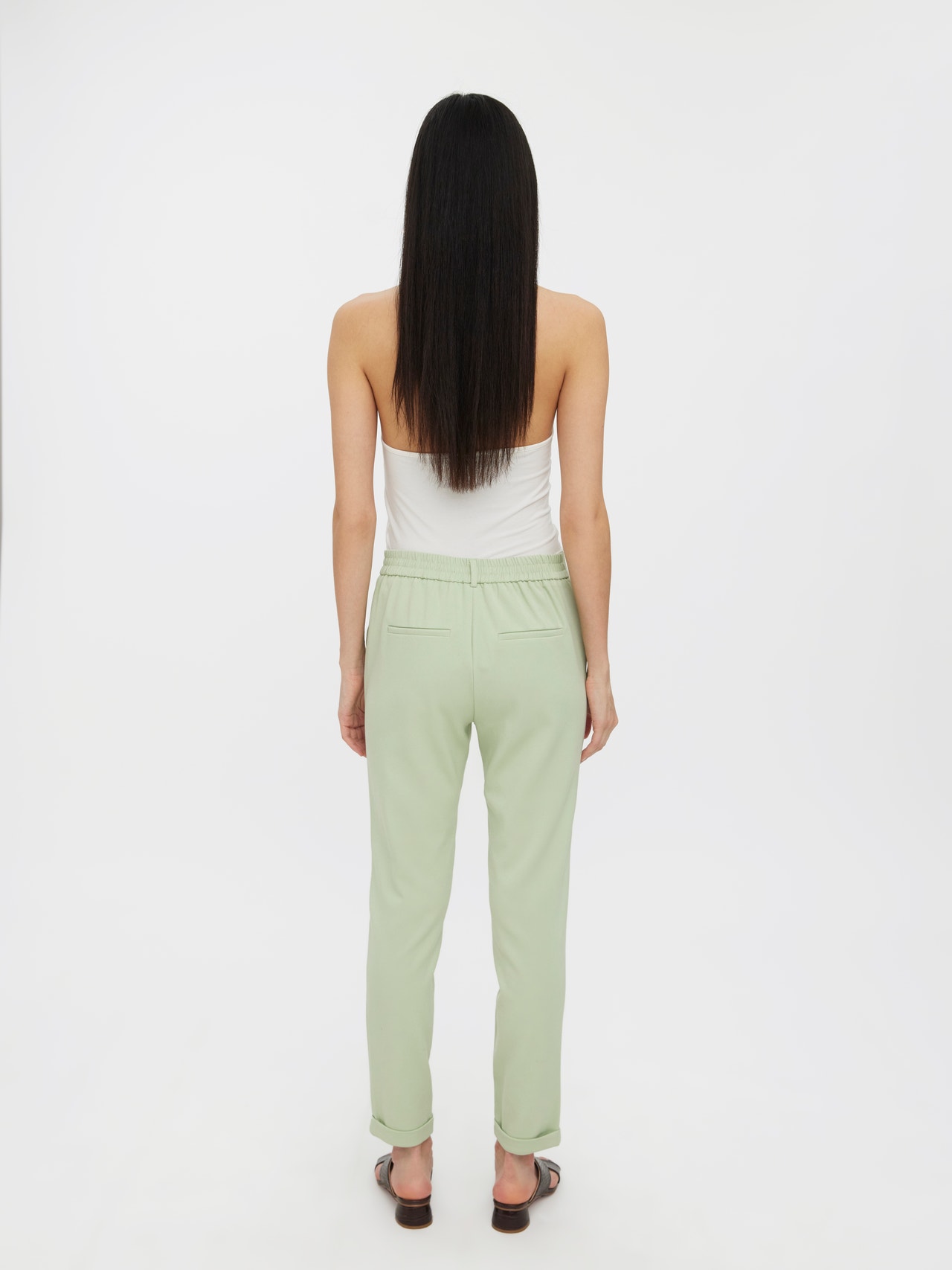 Vero Moda VMMAYA Taille moyenne Pantalons -Laurel Green - 10225280