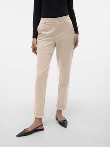 Vero Moda VMMAYA Middels høy midje Bukser -Cement - 10225280