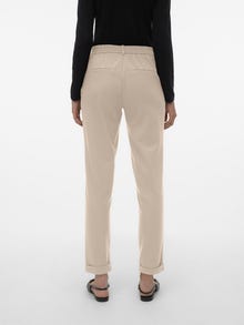 Vero Moda VMMAYA Middels høy midje Bukser -Cement - 10225280