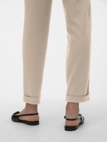 Vero Moda VMMAYA Middels høy midje Bukser -Cement - 10225280