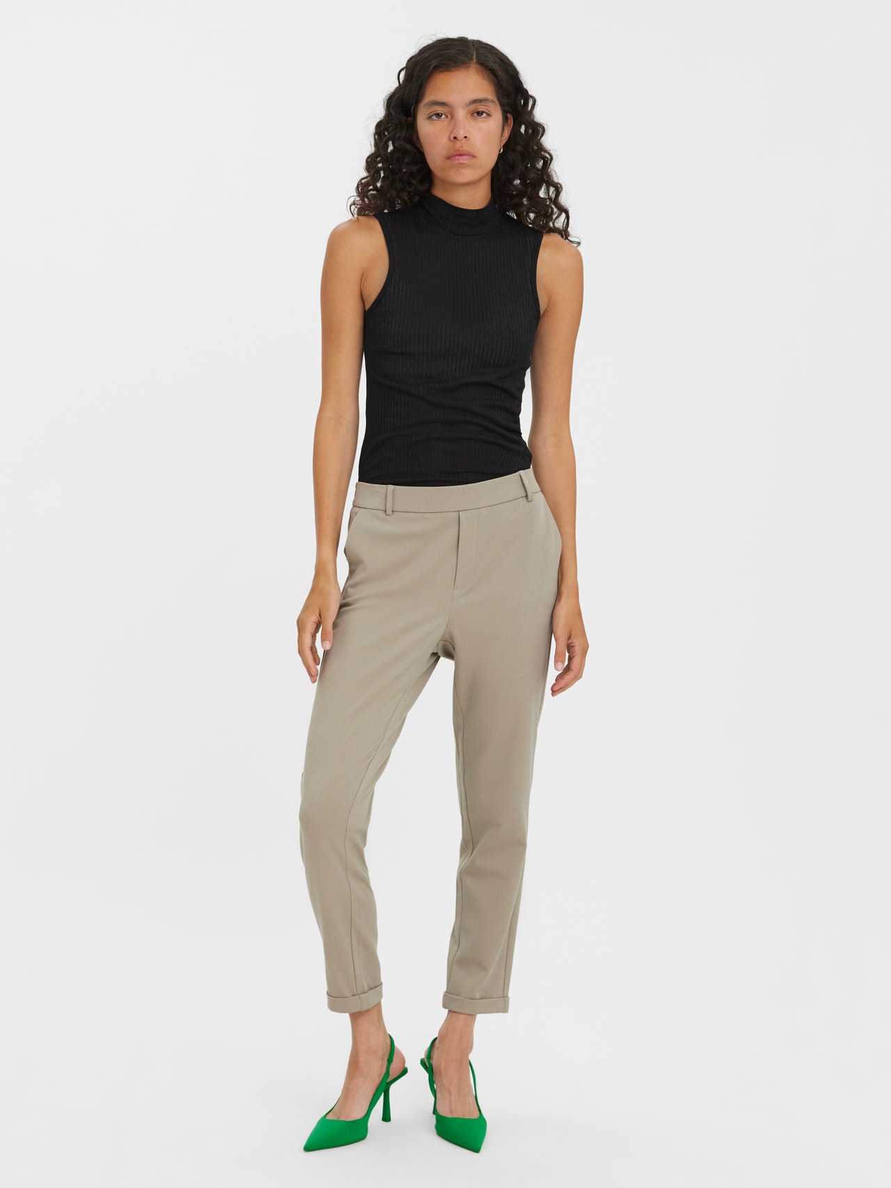 Vero Moda VMMAYA Taille moyenne Pantalons -Laurel Oak - 10225280