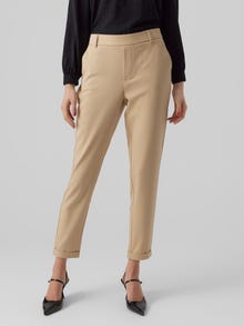Vero Moda VMMAYA Mid waist Trousers -Irish Cream - 10225280