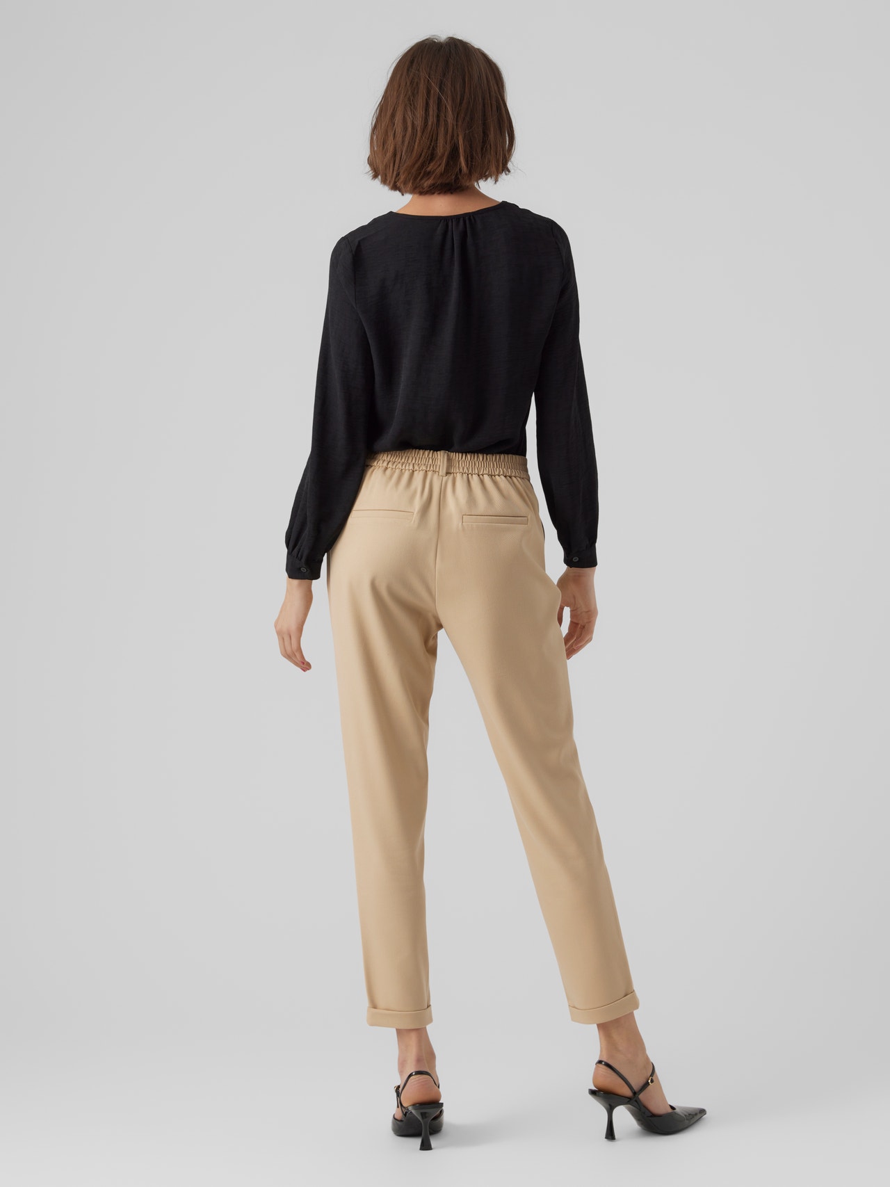 Vero Moda VMMAYA Taille moyenne Pantalons -Irish Cream - 10225280
