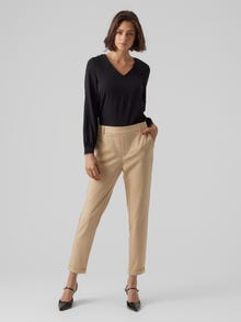 Vero Moda VMMAYA Mid waist Trousers -Irish Cream - 10225280