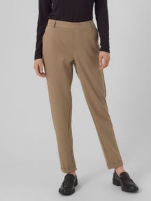 Vero Moda VMMAYA Medelhög midja Byxor -Timber Wolf - 10225280