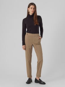 Vero Moda VMMAYA Medelhög midja Byxor -Timber Wolf - 10225280
