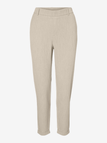 Vero Moda VMMAYA Mid waist Trousers -Oatmeal - 10225280