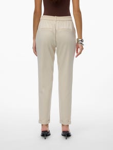 Vero Moda VMMAYA Mid waist Trousers -Oatmeal - 10225280
