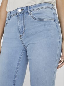 Vero Moda VMTANYA Medelhög midja Skinny Fit Jeans -Light Blue Denim - 10225465