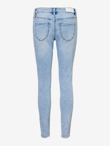 Vero Moda VMLYDIA Padajoče Ozka in oprijeta oblačila Kavbojke -Light Blue Denim - 10225481