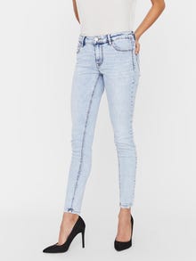 Vero Moda VMLYDIA Padajoče Ozka in oprijeta oblačila Kavbojke -Light Blue Denim - 10225481