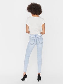 Vero Moda VMLYDIA Padajoče Ozka in oprijeta oblačila Kavbojke -Light Blue Denim - 10225481
