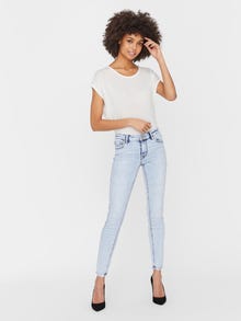 Vero Moda VMLYDIA Padajoče Ozka in oprijeta oblačila Kavbojke -Light Blue Denim - 10225481