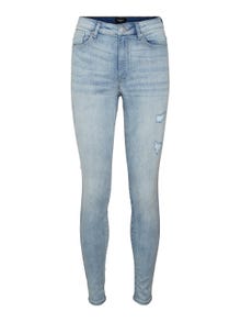 Vero Moda VMSOPHIA Hög midja Skinny Fit Jeans -Light Blue Denim - 10225526
