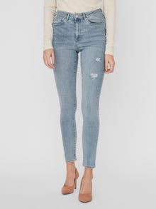 Vero Moda VMSOPHIA Høj talje Skinny fit Jeans -Light Blue Denim - 10225526