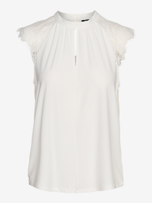 Vero Moda VMMILLA Tops -Snow White - 10226072