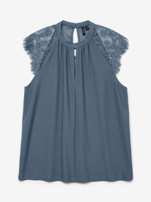 Vero Moda VMMILLA Top -China Blue - 10226072