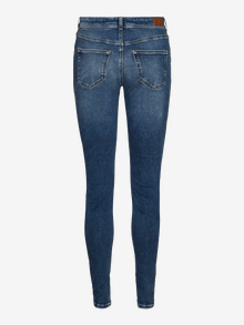 Vero Moda VMLUX Średni stan Krój slim Jeans -Medium Blue Denim - 10226464