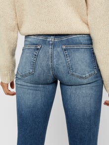 Vero Moda VMLUX Średni stan Krój slim Jeans -Medium Blue Denim - 10226464