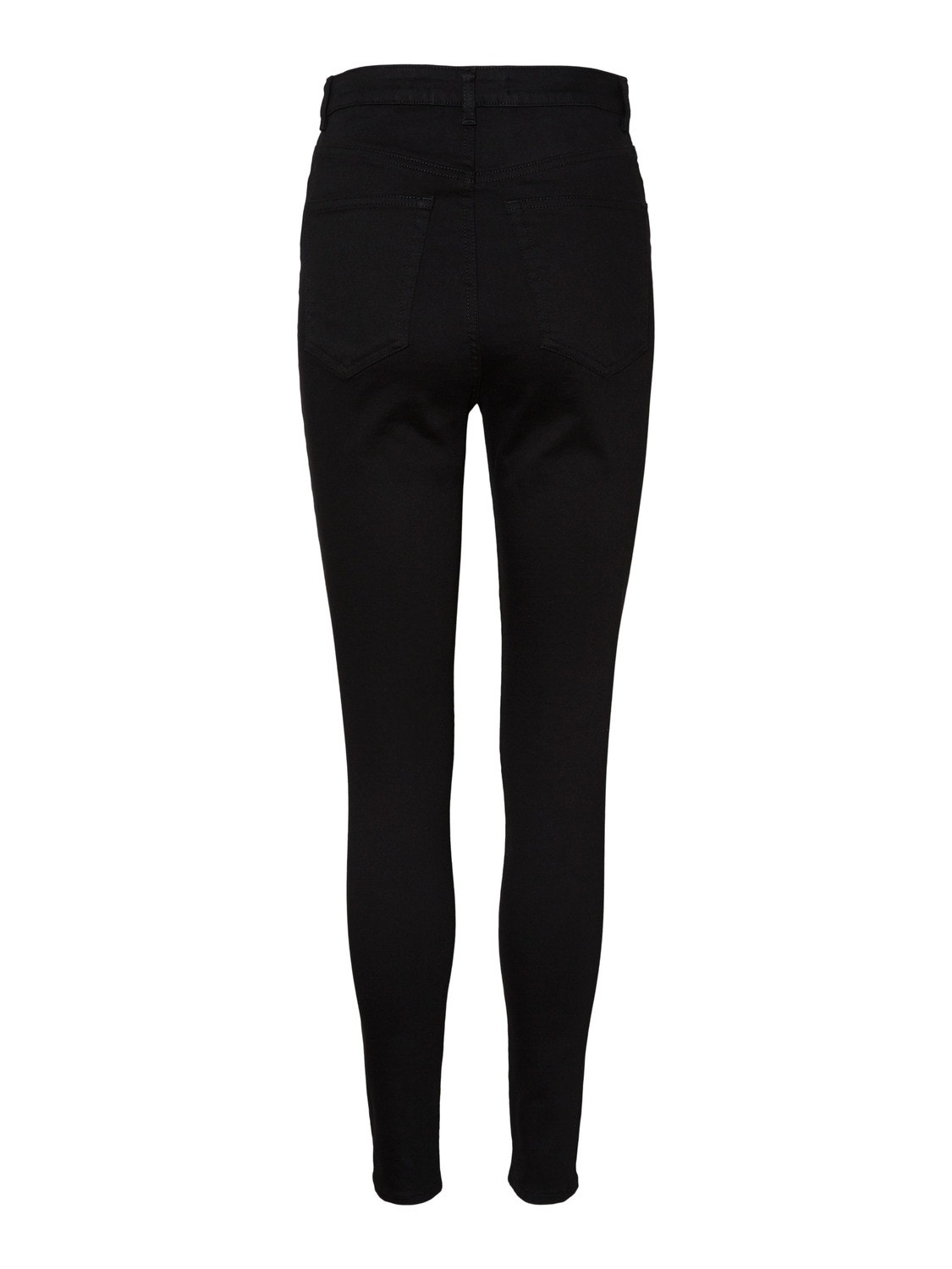 Vero Moda VMSANDRA Taille extra haute Skinny Fit Jeans -Black - 10227355