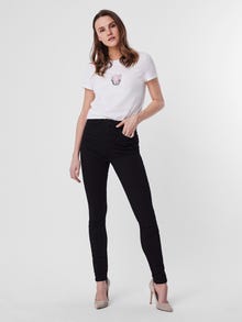 Vero Moda VMSANDRA Vékony Farmer -Black - 10227355
