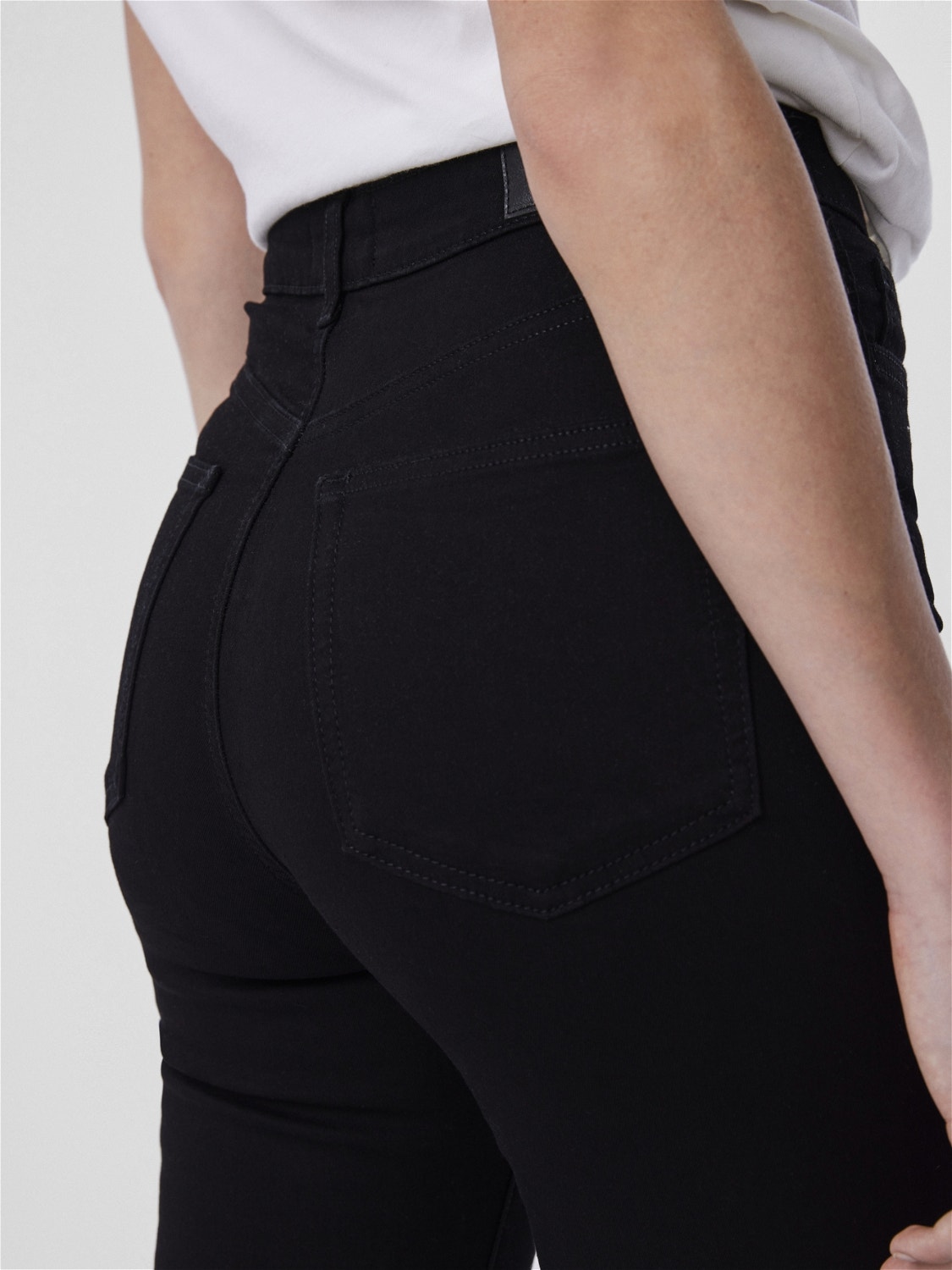 Vero Moda VMSANDRA Taille extra haute Skinny Fit Jeans -Black - 10227355