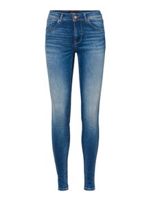 Vero Moda VMLUX Mid rise Slim Fit Jeans -Medium Blue Denim - 10227600