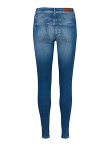 Vero Moda VMLUX Medelhög midja Slim Fit Jeans -Medium Blue Denim - 10227600