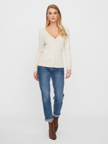 Vero Moda VMNELLIE Knit Cardigan -Birch - 10228457