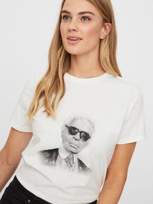 Vero Moda VMKARLA T-Shirt -Snow White - 10229549