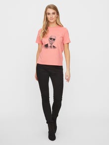 Vero Moda VMKARLA T-shirt -Tea Rose - 10229549